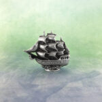 Endeavour Ship Australian Souvenir Figurine