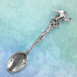 Kangaroo Australian Souvenir Pewter Spoon
