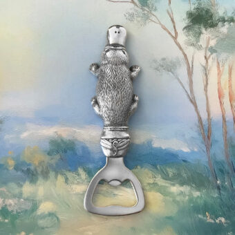 Platypus Australian Souvenir Pewter Bottle Opener