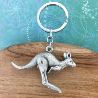 Kangaroo B Australian Souvenir Keyring