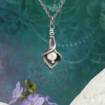 Lily Pendant, Shell Pearl