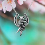 Lucky Horseshoe Koala Necklace