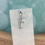 Dolphin Charm, Sterling Silver